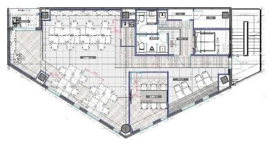 合人社東京八丁堀ビル3F 間取り図
