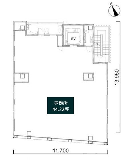 (仮)四谷2丁目PJ2F 間取り図