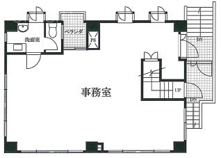 ARAビル2F 間取り図