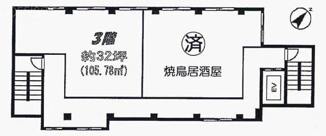三和第6ビル3F 間取り図