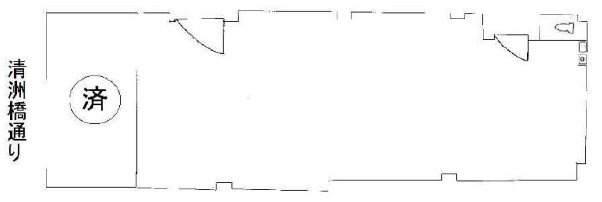 北砂4丁目店舗1F 間取り図