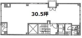 マスダビル4F 間取り図