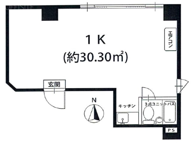 メゾンHAYASHI305 間取り図