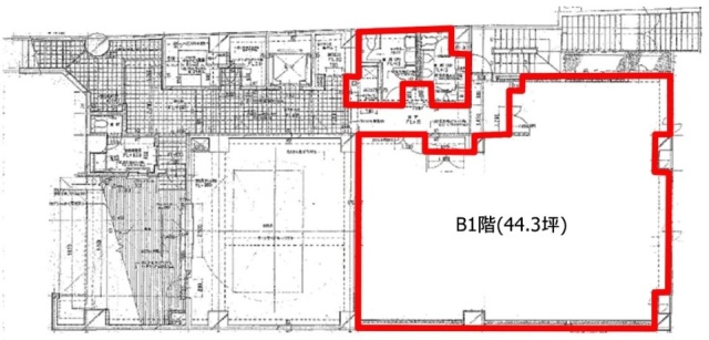 プライム小石川ビルB1F 間取り図