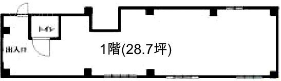 末廣ビル1F 間取り図