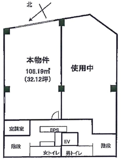 大谷加工川崎大通りビル9F 間取り図