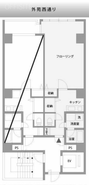 青山エムエービルディング601 間取り図