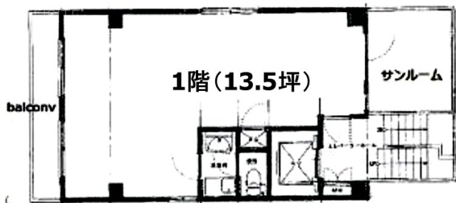 マ・メゾン越中島1F 間取り図