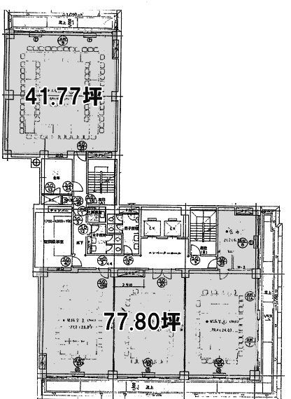 アーク銀座ビル5F 間取り図