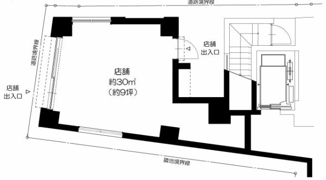 フレンシア四谷左門町1F 間取り図