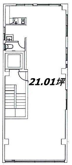 大手町モダンビル8F 間取り図