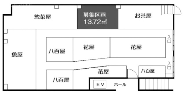 尾山台駅前ビル1F 間取り図