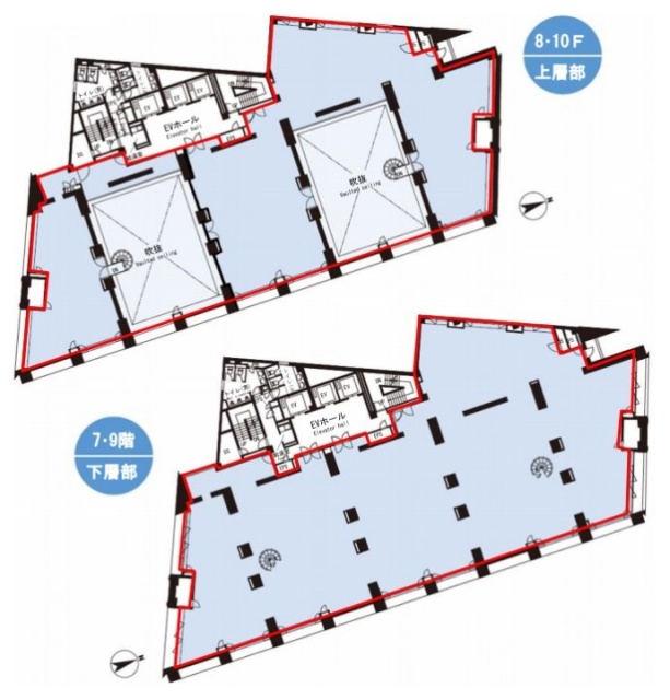 STADIUM PLACE AOYAMA(スタジアムプレイス青山)9F～10F 間取り図