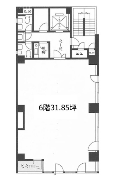 河口ビル6F 間取り図