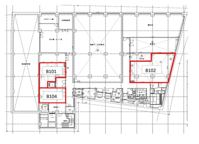 兜町第6平和ビルB102 間取り図