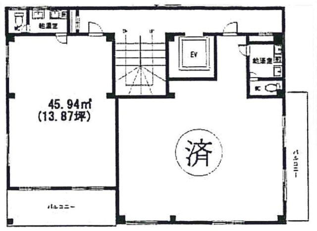 ノーブルクロスⅡビル301 間取り図