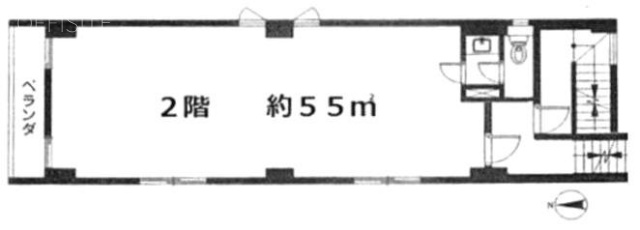 渡辺ビル2F 間取り図