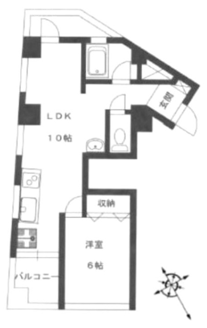 御池ビル501 間取り図