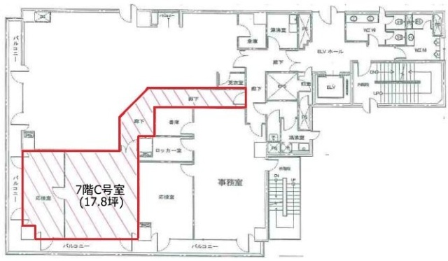 東商共同ビルC 間取り図