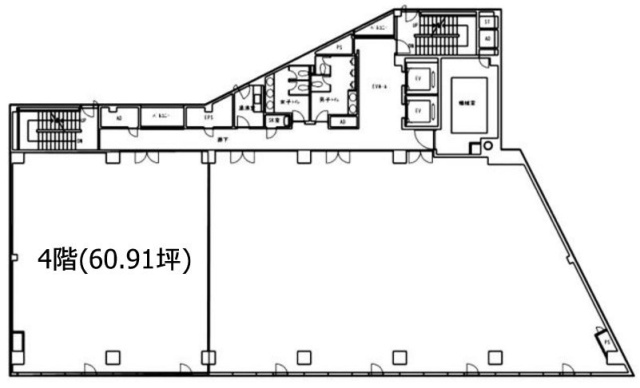 ONEST西五反田スクエア4F 間取り図