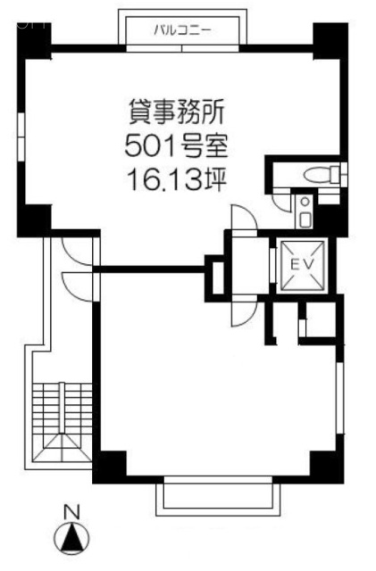 セントオフィス秋葉原501 間取り図