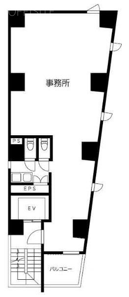 芝MKビル2F 間取り図