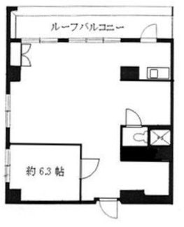 ハイシティ代々木8F 間取り図