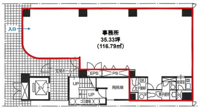 錦糸町シティ(ホーメスト錦糸町)ビル1F 間取り図