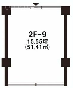 キャッスル共進ビル2F 間取り図