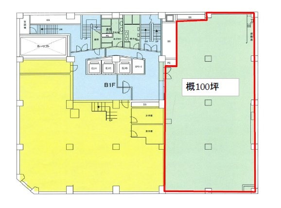 新日本橋ビルB1F 間取り図