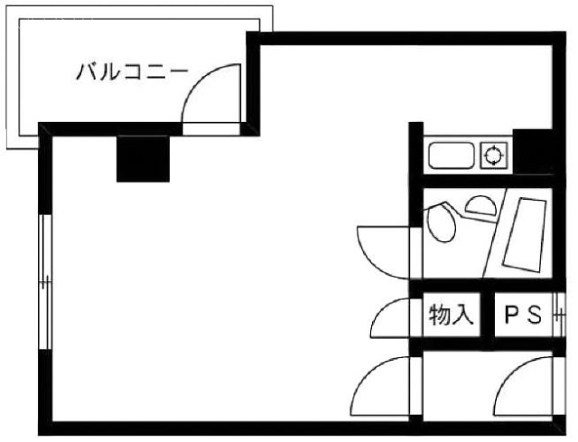 第3サンビル401 間取り図
