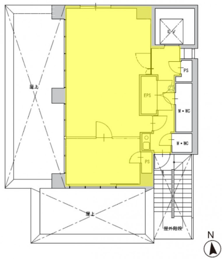 新橋赤レンガ通りビル9F 間取り図
