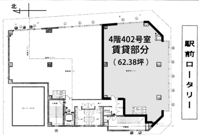 東戸塚中央ビル402 間取り図