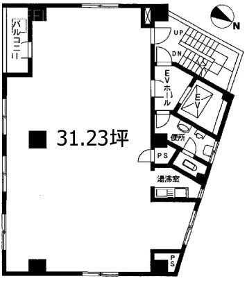 ウインド西神田ビル2F 間取り図