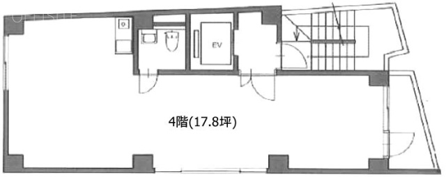 ゼネラルビル渋谷東4F 間取り図