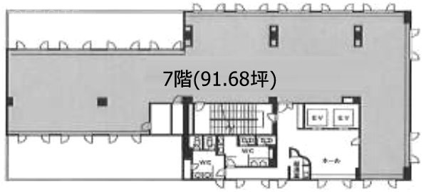 浜松町TSビル7F 間取り図