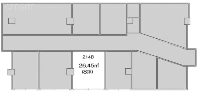 GINZA5ビル214B 間取り図