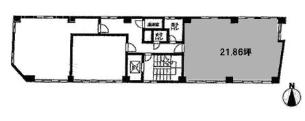 木村屋ビル5F 間取り図