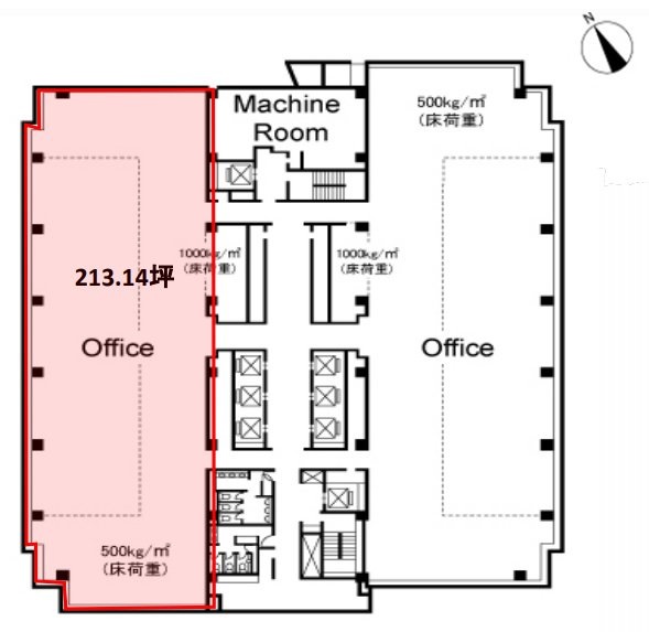 千葉ポートスクエア24F 間取り図