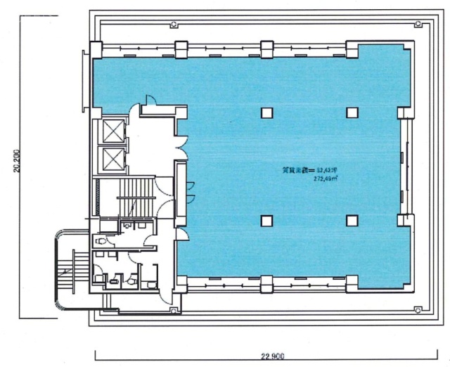 物産ビル6F 間取り図