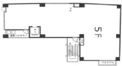 第51東京ビル5F 間取り図