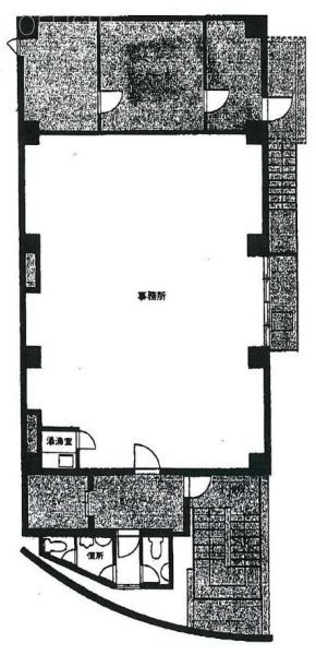新宿F2ビル2F 間取り図