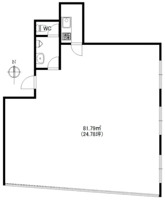 サウスセントラルビルB 間取り図