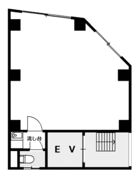 甲祐ビル1F 間取り図