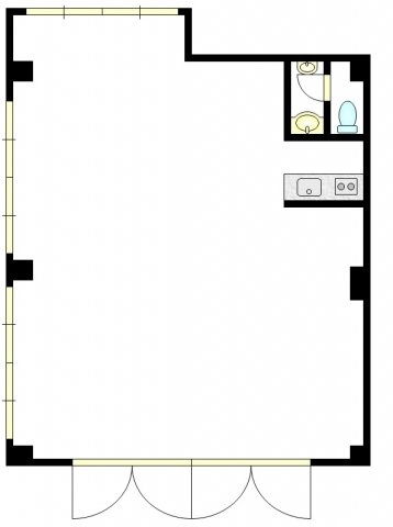 シティハイムビル1F 間取り図