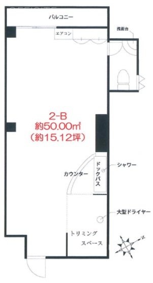 第1タケモトビルB 間取り図