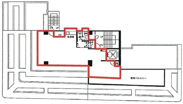 神田オーシャンビル6F 間取り図