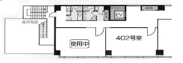 東益(トーマス)ビル402 間取り図