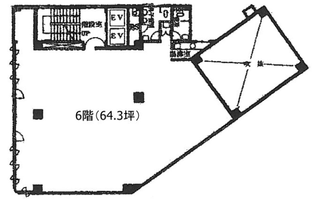 本郷二村ビル6F 間取り図