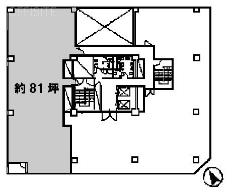 マリンビル2F 間取り図